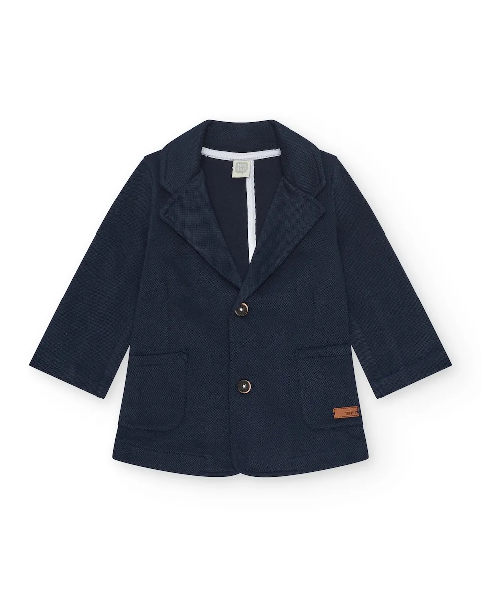 Детский блейзер с карманами и застежкой на две пуговицы Tuc Tuc, темно-синий
Детский блейзер с карманами и застежкой на две пуговицы Tuc Tuc, темно-синий