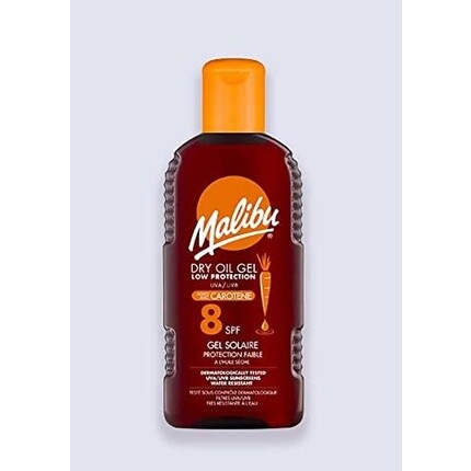 Malibu Солнцезащитный лосьон Spf8, непрерывный сухой масляный спрей 200 мл
Malibu Солнцезащитный лосьон Spf8, непрерывный сухой масляный спрей 200 мл