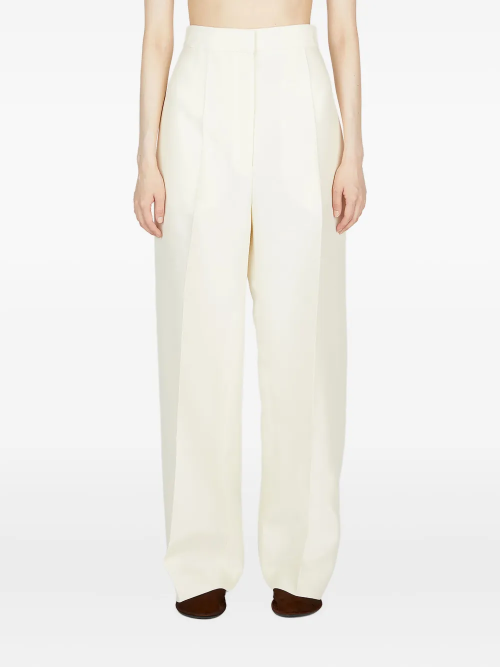 Брюки со складками THE ROW, белый
Брюки со складками THE ROW, белый