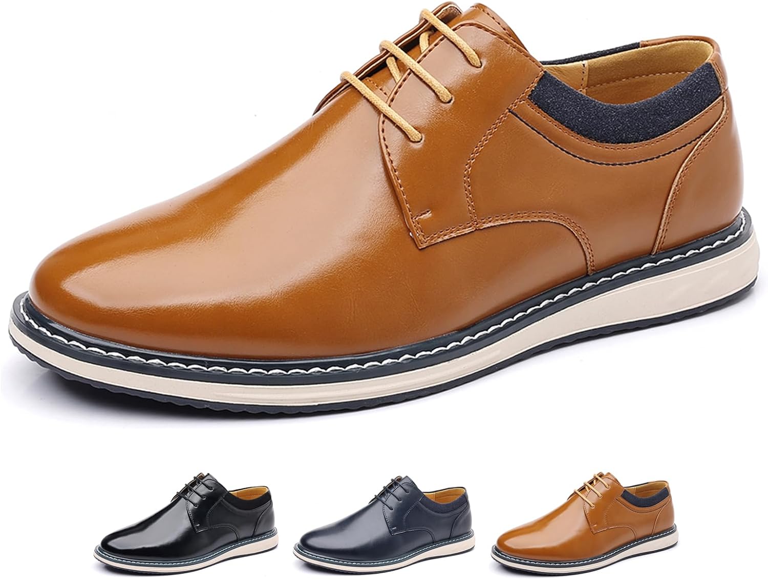 Мужские кожаные повседневные оксфорды OXNEUHG, модные туфли на шнуровке с закрытым носком, низкие, с мягкой подошвой, формальные туфли, удобные для работы в офисе, деловых встреч и прогулок, желтый
Мужские кожаные повседневные оксфорды OXNEUHG, модные туфли на шнуровке с закрытым носком, низкие, с мягкой подошвой, формальные туфли, удобные для работы в офисе, деловых встреч и прогулок, желтый