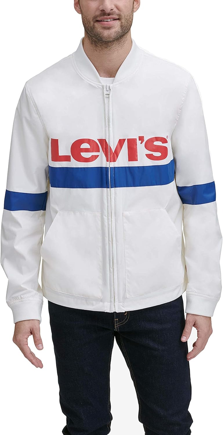 Мужская легкая куртка-бомбер Levi's в стиле ретро, White
Мужская легкая куртка-бомбер Levi's в стиле ретро, White