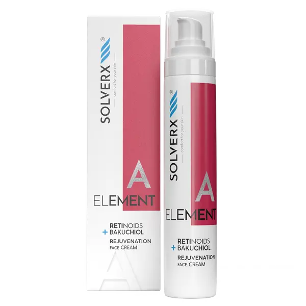 Омолаживающий крем для лица, 50 мл Solverx Element a
Омолаживающий крем для лица, 50 мл Solverx Element a