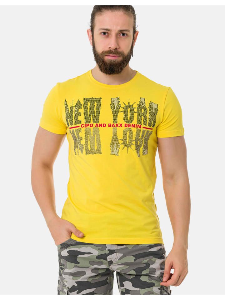 Футболка ЖЕЛТОГО цвета Cipo & Baxx, Желтый, Футболка ЖЕЛТОГО цвета Cipo & Baxx
Футболка ЖЕЛТОГО цвета Cipo & Baxx, Желтый, Футболка ЖЕЛТОГО цвета Cipo & Baxx