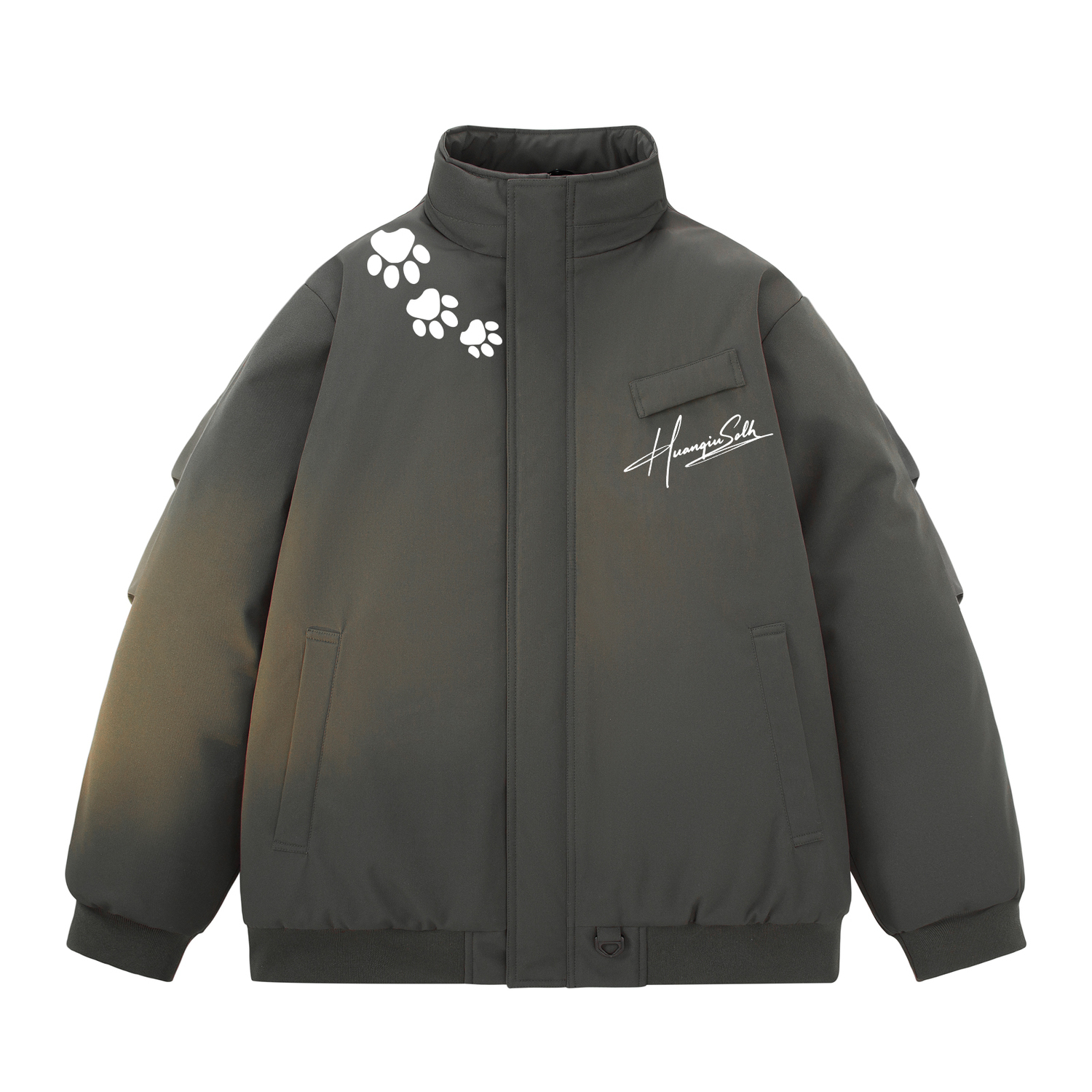 Пуховик Unisex Stand Collar Thickened HUANQIU, темно-серый
Пуховик Unisex Stand Collar Thickened HUANQIU, темно-серый