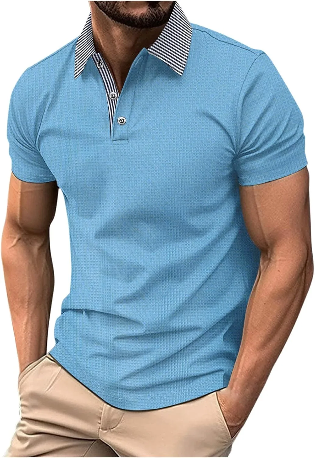 Классическая мужская рубашка для гольфа с коротким рукавом в клетку Dademeo
Классическая мужская рубашка для гольфа с коротким рукавом в клетку Dademeo