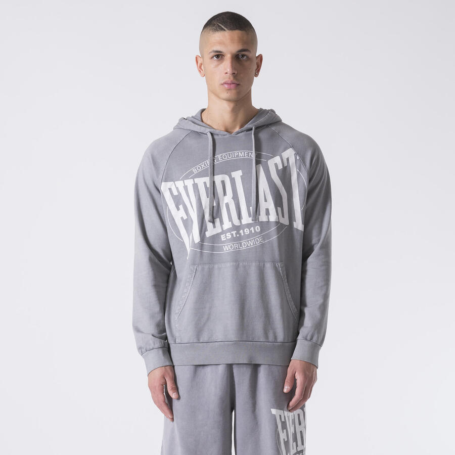 EVERLAST Толстовка с капюшоном для тренировок и бокса, серая, хлопок
EVERLAST Толстовка с капюшоном для тренировок и бокса, серая, хлопок