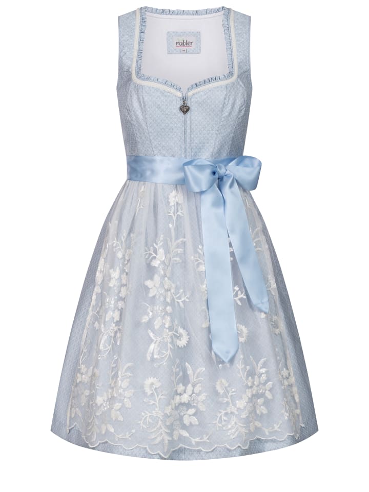 Nübler Миди дирндль Гарди ледяного синего цвета
Nübler Миди дирндль Гарди ледяного синего цвета