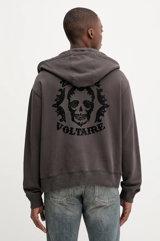 Хлопковая толстовка Zadig&Voltaire, коричневый
Хлопковая толстовка Zadig&Voltaire, коричневый