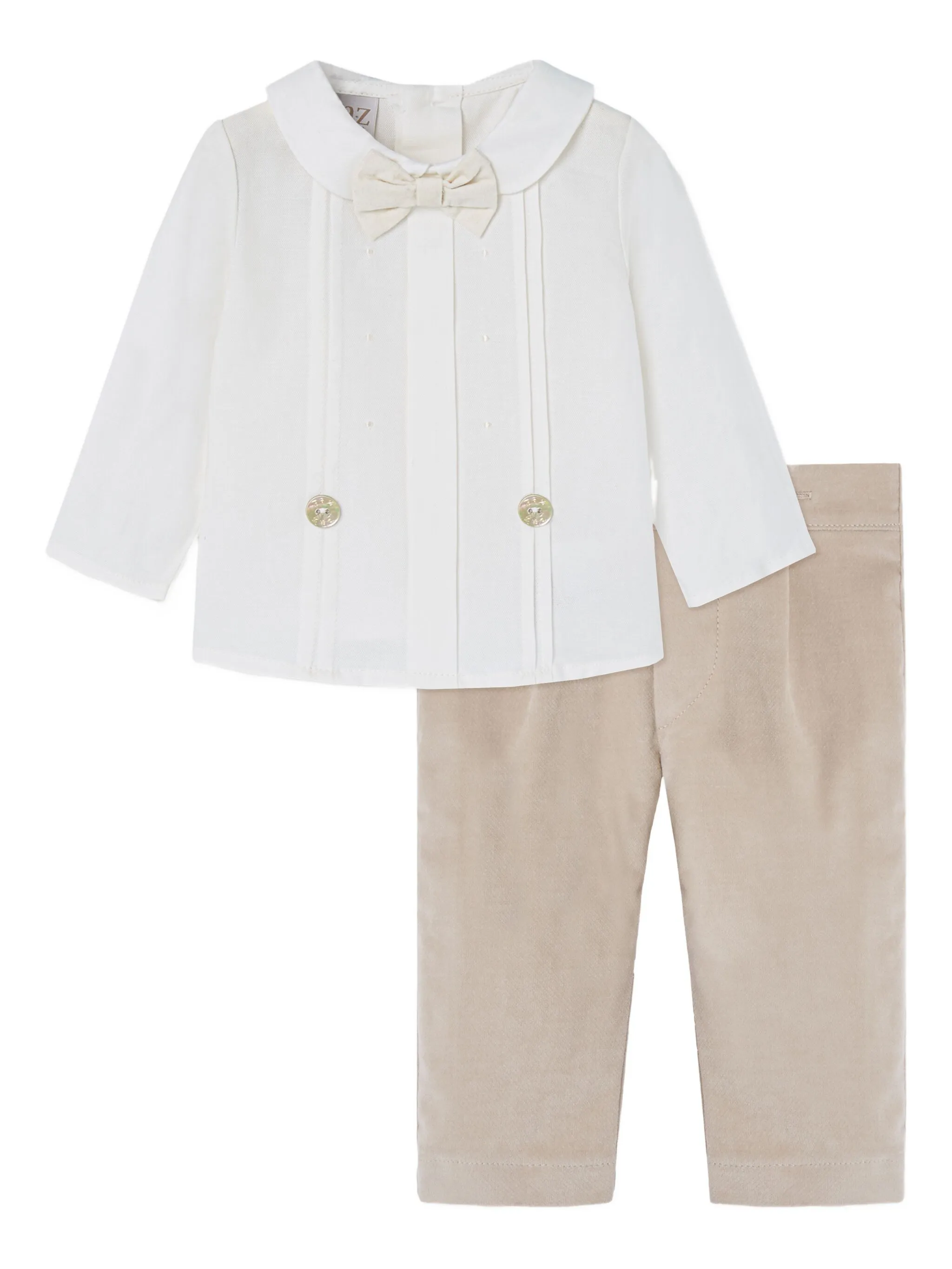 Комплект из топа с бантом и брюк Paz Rodriguez, нейтральный
Комплект из топа с бантом и брюк Paz Rodriguez, нейтральный