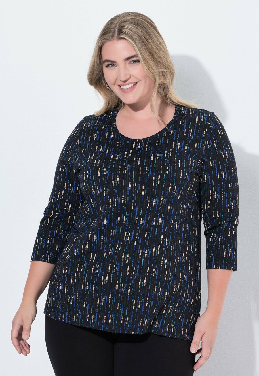 Топ Ulla Popken Long sleeved top, Black
Топ Ulla Popken Long sleeved top, Black