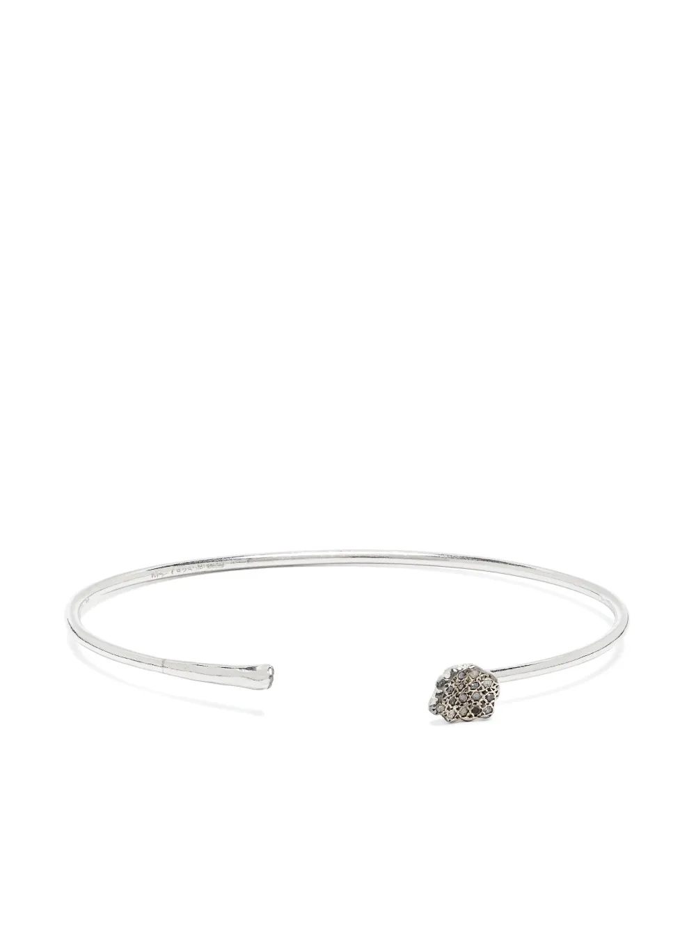 Браслет-кафф с бриллиантами Rosa Maria, серебяный 
Браслет-кафф с бриллиантами Rosa Maria, серебяный