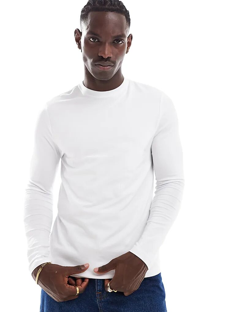 Роскошная футболка прямого кроя с длинными рукавами белого цвета Hera
Роскошная футболка прямого кроя с длинными рукавами белого цвета Hera