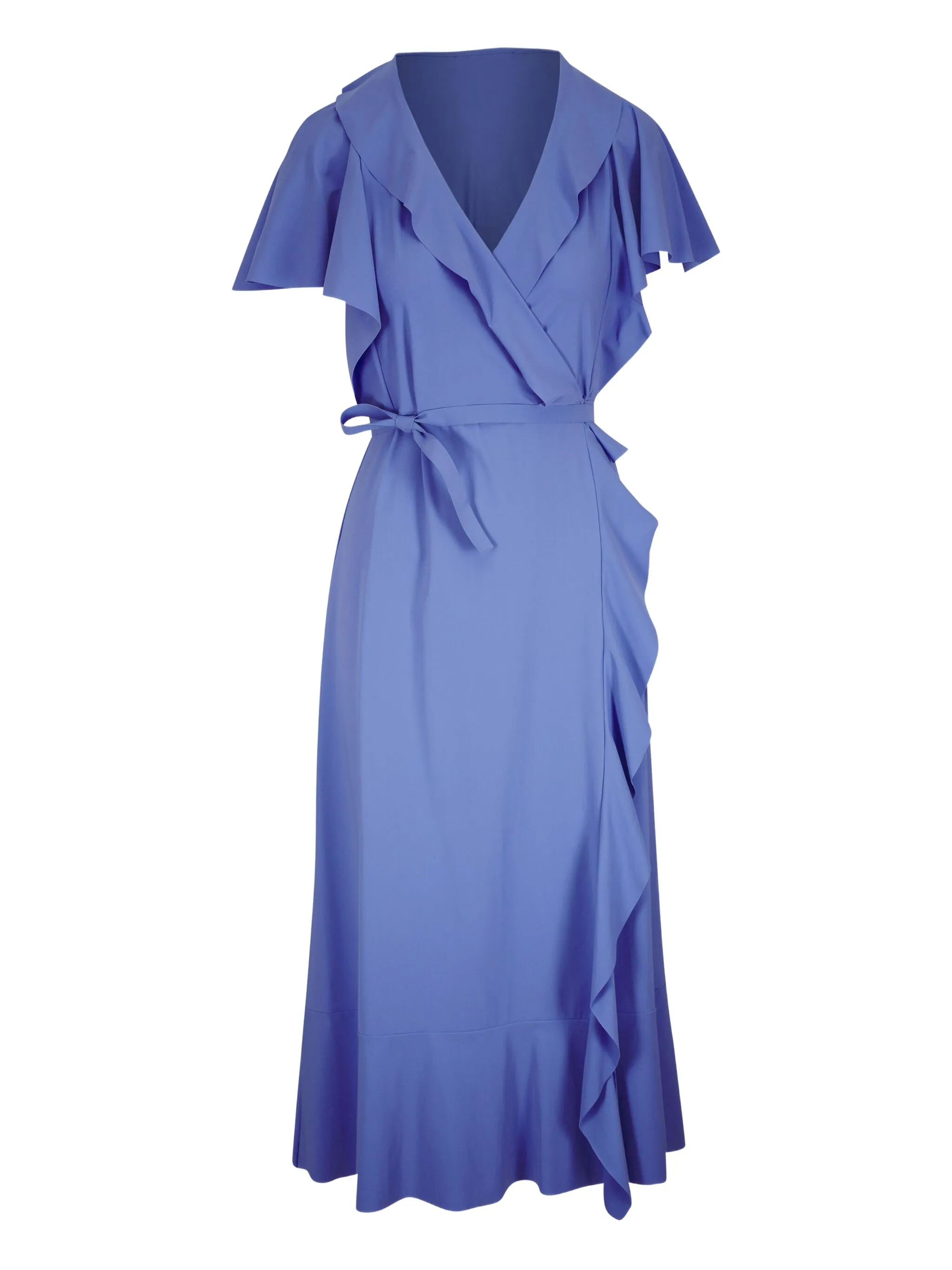 Платье с запахом и оборками Dorothee Schumacher, синий
Платье с запахом и оборками Dorothee Schumacher, синий