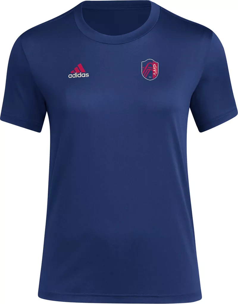 Женская футболка Adidas St. Louis City SC 2024 Local Stoic Navy
Женская футболка Adidas St. Louis City SC 2024 Local Stoic Navy