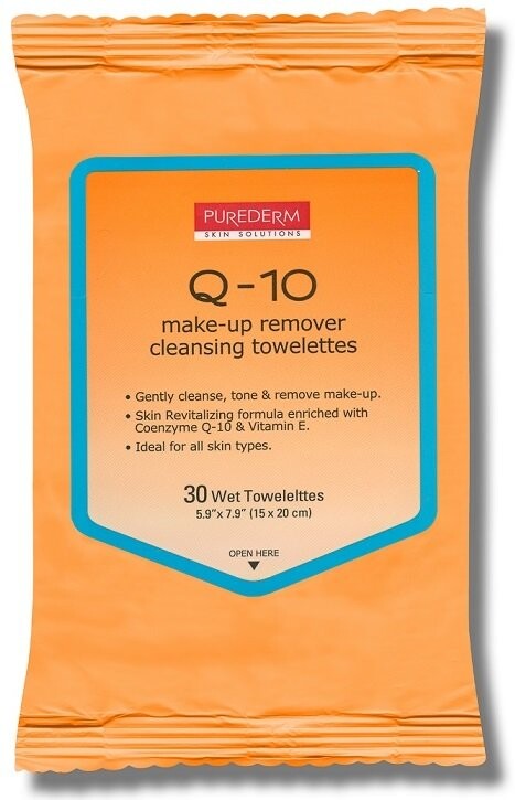 Purederm, Салфетки для снятия макияжа Q10, 30 шт
Purederm, Салфетки для снятия макияжа Q10, 30 шт