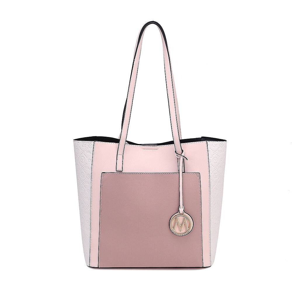 MKF Collection Leah Женская большая сумка из веганской кожи в стиле колор-блок от Mia K, цвет Blush
MKF Collection Leah Женская большая сумка из веганской кожи в стиле колор-блок от Mia K, цвет Blush