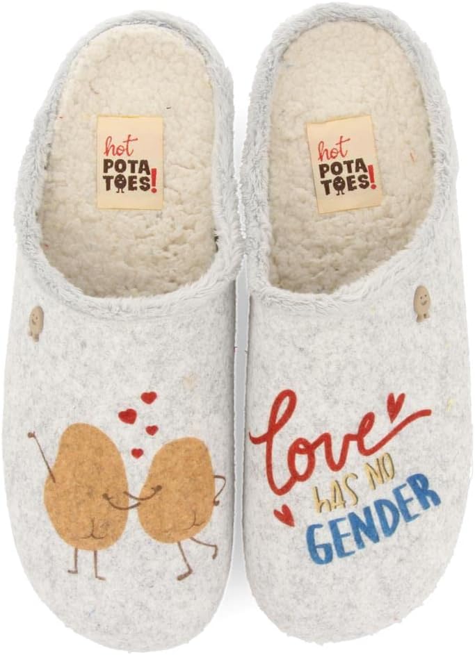Современные мужские тапочки Hot Potatoes!, серый
Современные мужские тапочки Hot Potatoes!, серый