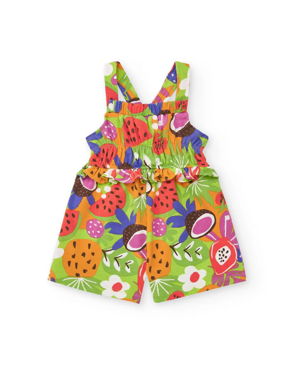 Короткий комбинезон для девочки с принтом и перекрещенными бретелями Tuc tuc, мультиколор
Короткий комбинезон для девочки с принтом и перекрещенными бретелями Tuc tuc, мультиколор