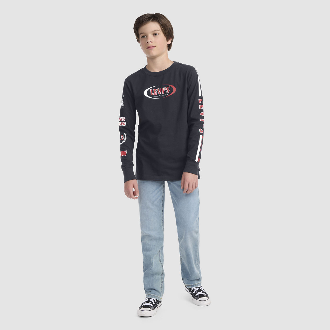 Футболка Racing Stripes Ls для больших мальчиков S-xl Levi's, Jet Black - Black, Черный, Футболка Racing Stripes Ls для больших мальчиков S-xl Levi's, Jet Black - Black
Футболка Racing Stripes Ls для больших мальчиков S-xl Levi's, Jet Black - Black, Черный, Футболка Racing Stripes Ls для больших мальчиков S-xl Levi's, Jet Black - Black