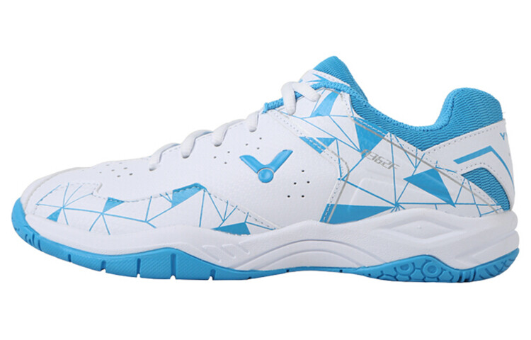 Бадминтонные туфли унисекс с низким верхом белый/синий Victor
Бадминтонные туфли унисекс с низким верхом белый/синий Victor