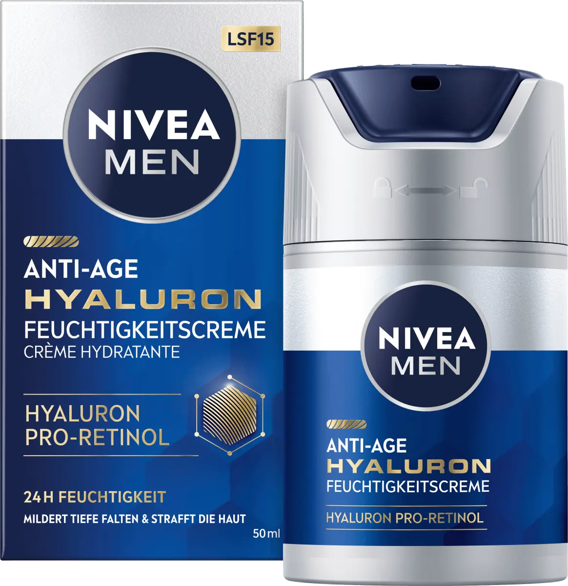 Крем для лица антивозрастной с гиалуроновой кислотой 50 мл NIVEA
Крем для лица антивозрастной с гиалуроновой кислотой 50 мл NIVEA