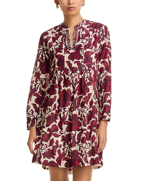 Платье с длинными рукавами Johnny Was, красный
Платье с длинными рукавами Johnny Was, красный