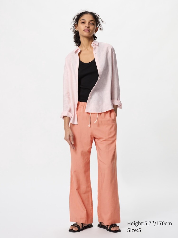 Легкие брюки из льняной смеси Uniqlo, цвет 21 оранжевый
Легкие брюки из льняной смеси Uniqlo, цвет 21 оранжевый