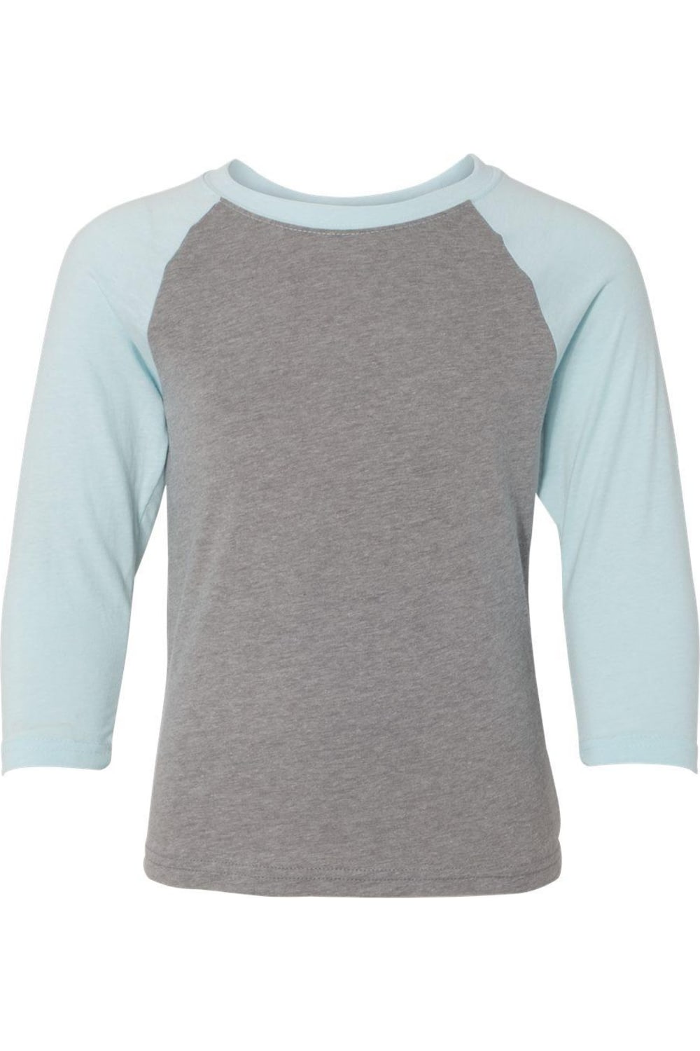 Футболка Next Level Youth CVC с рукавом три четверти реглан, цвет ice blue sleeves/ dark heather grey body
Футболка Next Level Youth CVC с рукавом три четверти реглан, цвет ice blue sleeves/ dark heather grey body