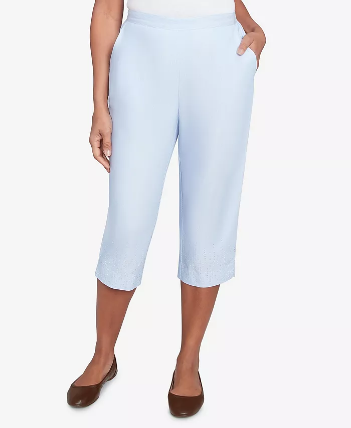 Укороченные брюки Petite St. Thomas с термоаппликацией и вышивкой Alfred Dunner, синий
Укороченные брюки Petite St. Thomas с термоаппликацией и вышивкой Alfred Dunner, синий