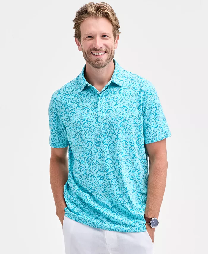 Мужская поло с коротким рукавом Paisley из пима-хлопка Club Room, синий
Мужская поло с коротким рукавом Paisley из пима-хлопка Club Room, синий