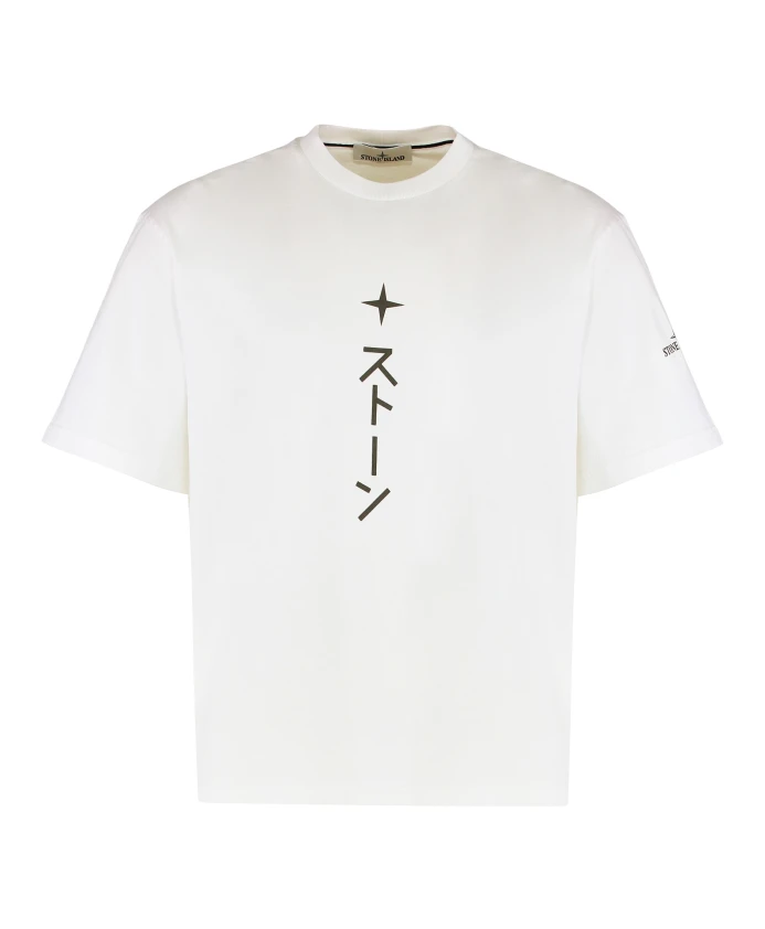 Футболка с островным принтом Stone Island, белый
Футболка с островным принтом Stone Island, белый
