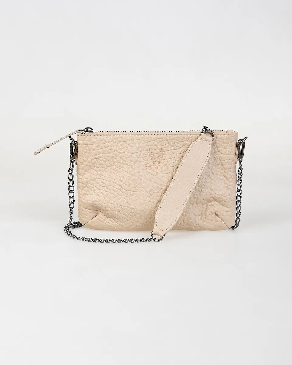 Маленькая кожаная сумка со съемной цепочкой System Action, цвет Crudo 
Маленькая кожаная сумка со съемной цепочкой System Action, цвет Crudo