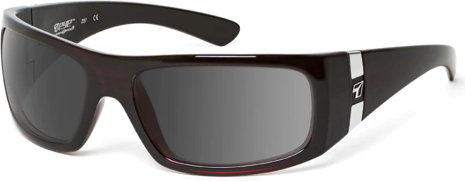 7 EYE SHAKA — стильные солнцезащитные очки унисекс с полной оправой, идеально подходят для отдыха на природе, 100% защита от UVA и UVB лучей, Mahogany Frame/Sharpview Gray Lenses
7 EYE SHAKA — стильные солнцезащитные очки унисекс с полной оправой, идеально подходят для отдыха на природе, 100% защита от UVA и UVB лучей, Mahogany Frame/Sharpview Gray Lenses