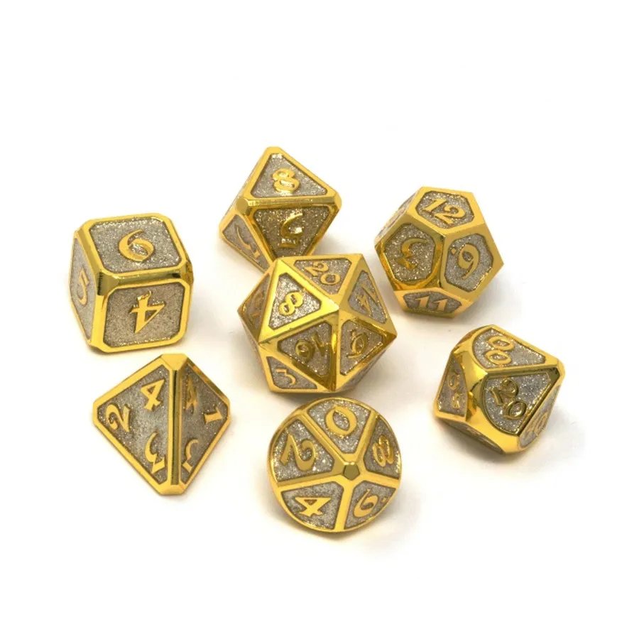 Поли-набор - Поразить (7), Metal Poly Dice Sets (Die Hard Dice)
Поли-набор - Поразить (7), Metal Poly Dice Sets (Die Hard Dice)