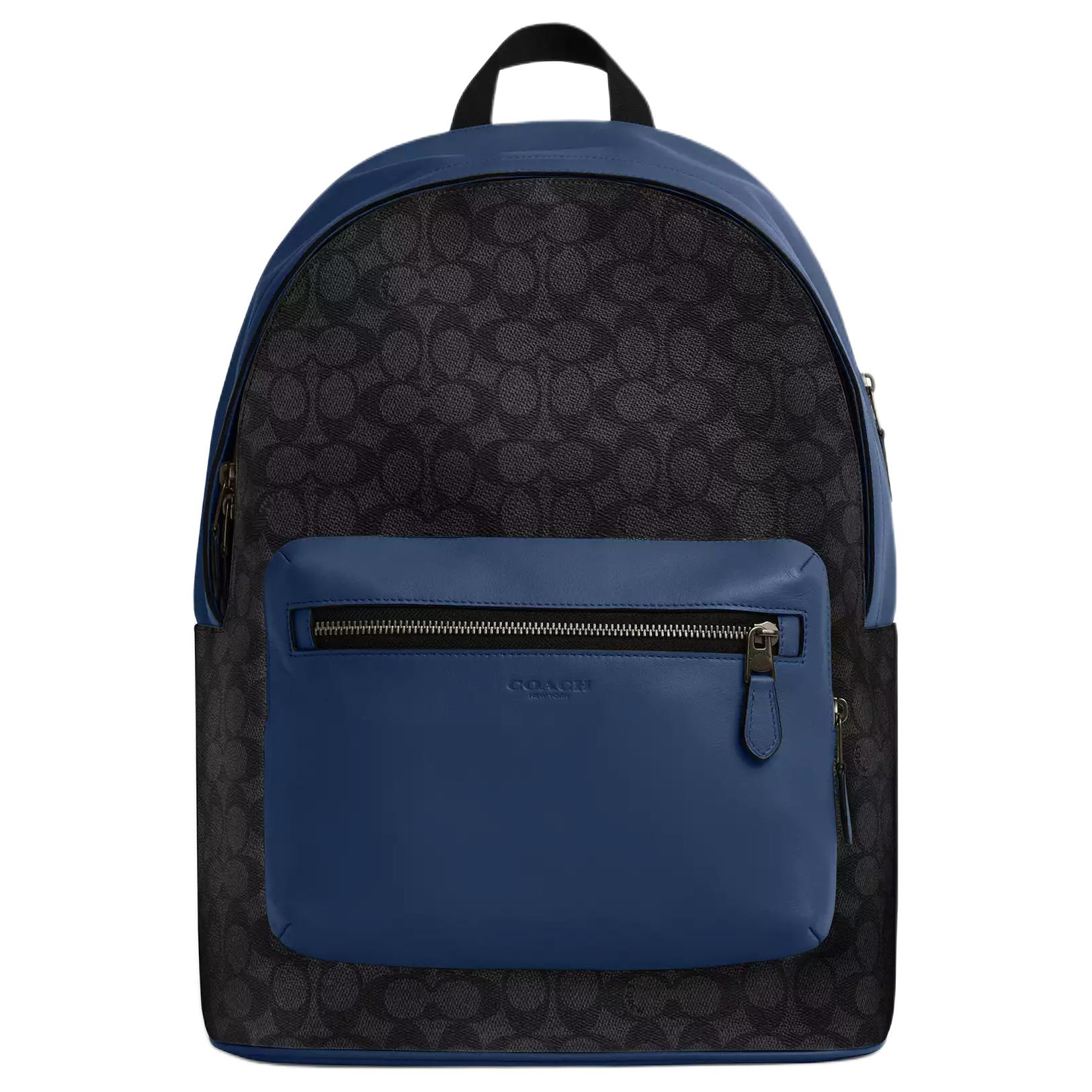 COACH Кожаный рюкзак Large мужской charcoal gray и dark blue
COACH Кожаный рюкзак Large мужской charcoal gray и dark blue