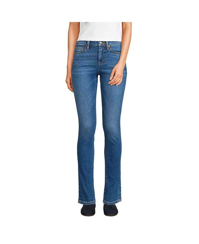 Женские джинсы Recover Denim со средней посадкой и узкими штанинами Lands' End, синий
Женские джинсы Recover Denim со средней посадкой и узкими штанинами Lands' End, синий