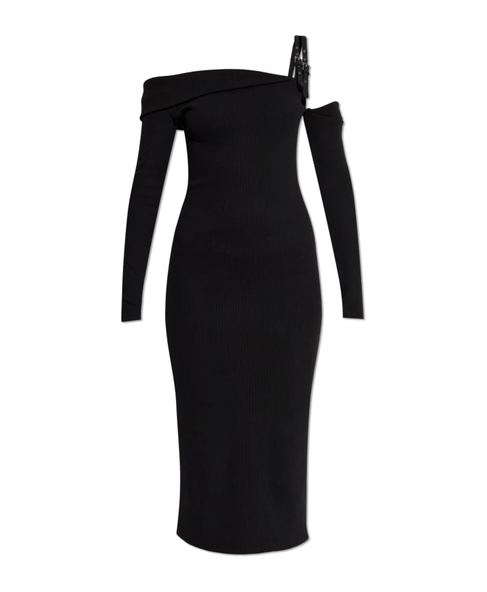 Платье с открытыми плечами Versace Jeans Couture, черный
Платье с открытыми плечами Versace Jeans Couture, черный