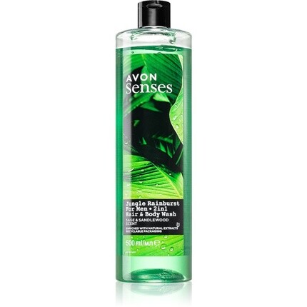 Avon Senses Jungle Rainburst Шампунь и гель для душа 2 в 1 — 500 мл 
Avon Senses Jungle Rainburst Шампунь и гель для душа 2 в 1 — 500 мл