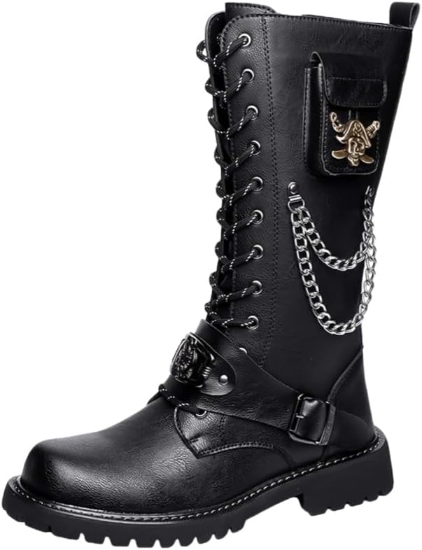Мужские большие ботинки в рок-стиле на толстой подошве для увеличения роста, модные и универсальные, в панк-стиле, шнурованные ботинки до щиколотки Fmshi, черный
Мужские большие ботинки в рок-стиле на толстой подошве для увеличения роста, модные и универсальные, в панк-стиле, шнурованные ботинки до щиколотки Fmshi, черный