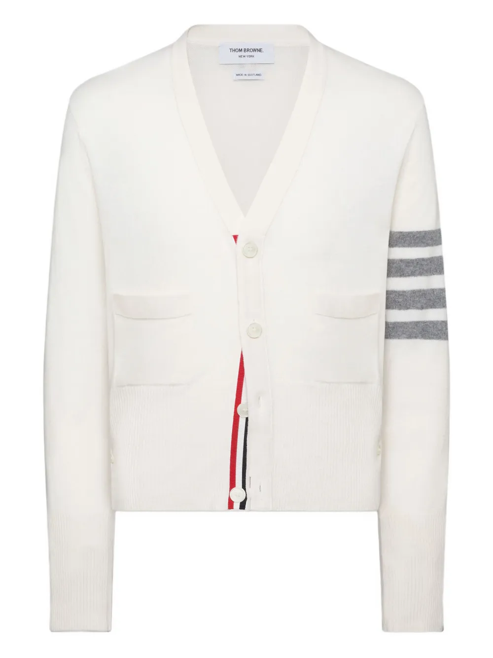 Кардиган с V-образным вырезом THOM BROWNE
Кардиган с V-образным вырезом THOM BROWNE