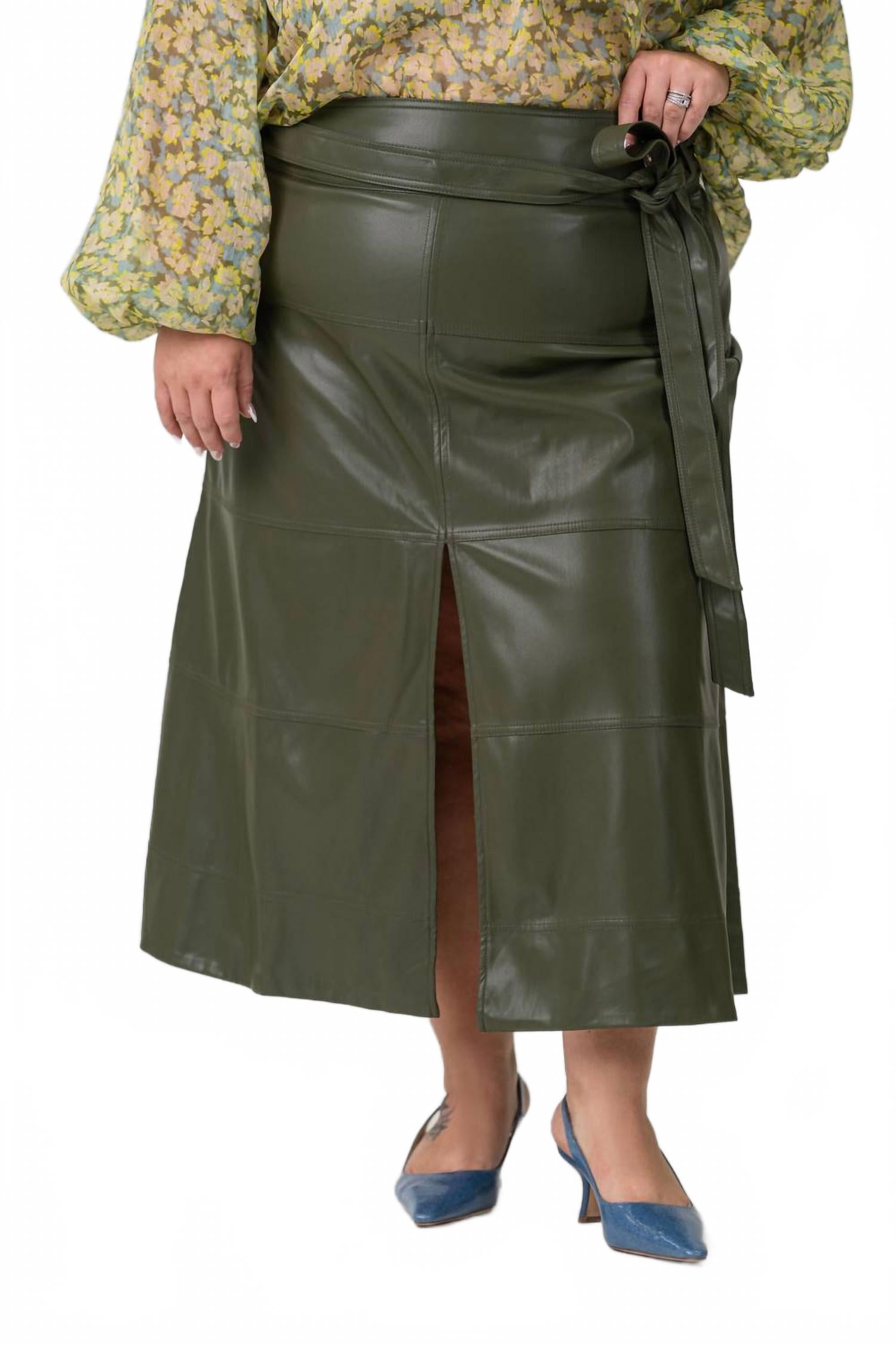 Хадсон Макси юбка плюс в оливковом Tanya Taylor
Хадсон Макси юбка плюс в оливковом Tanya Taylor