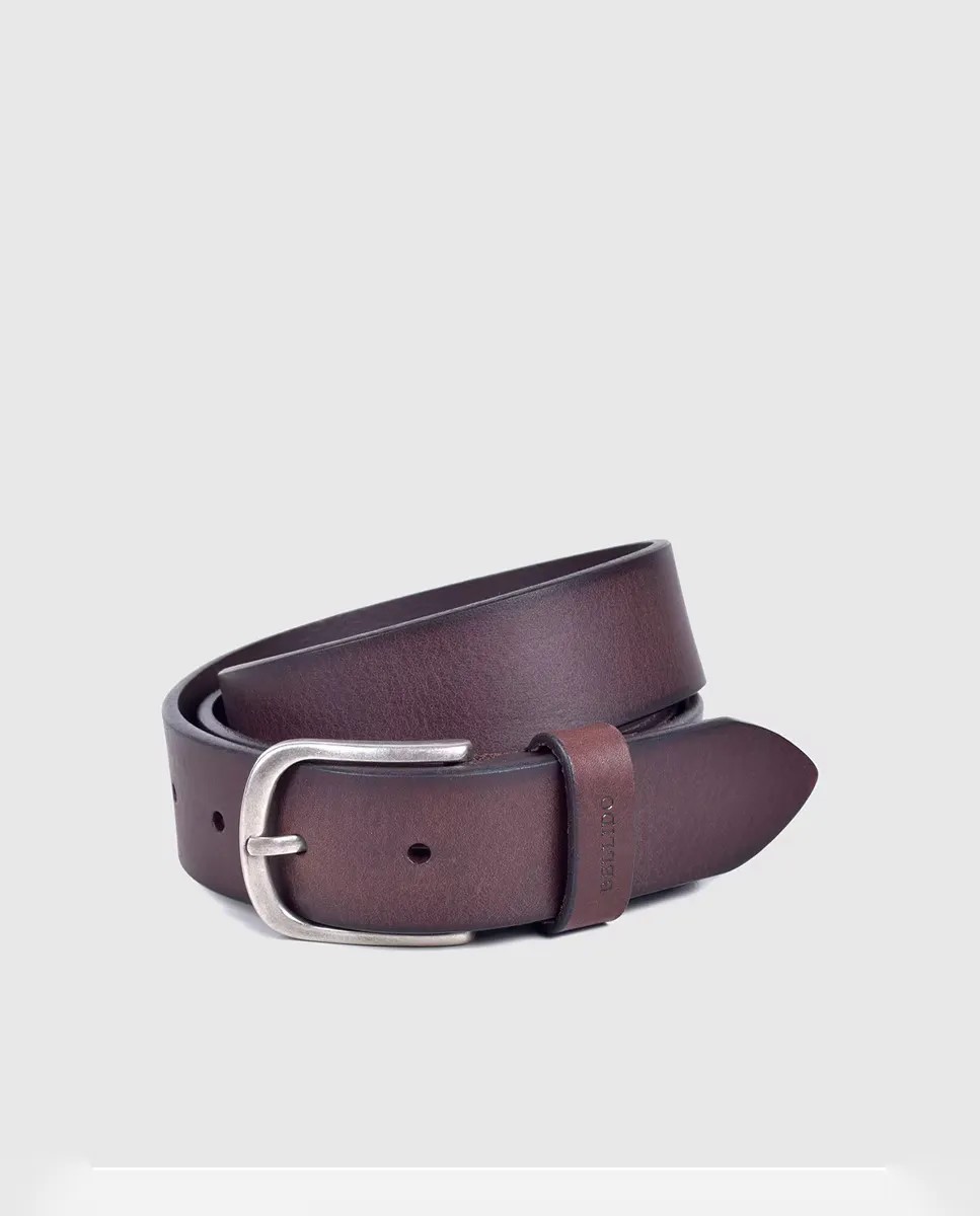 Ремень спортивный кожаный 35 мм с прорезиненным эффектом Miguel Bellido, коричневый
Ремень спортивный кожаный 35 мм с прорезиненным эффектом Miguel Bellido, коричневый