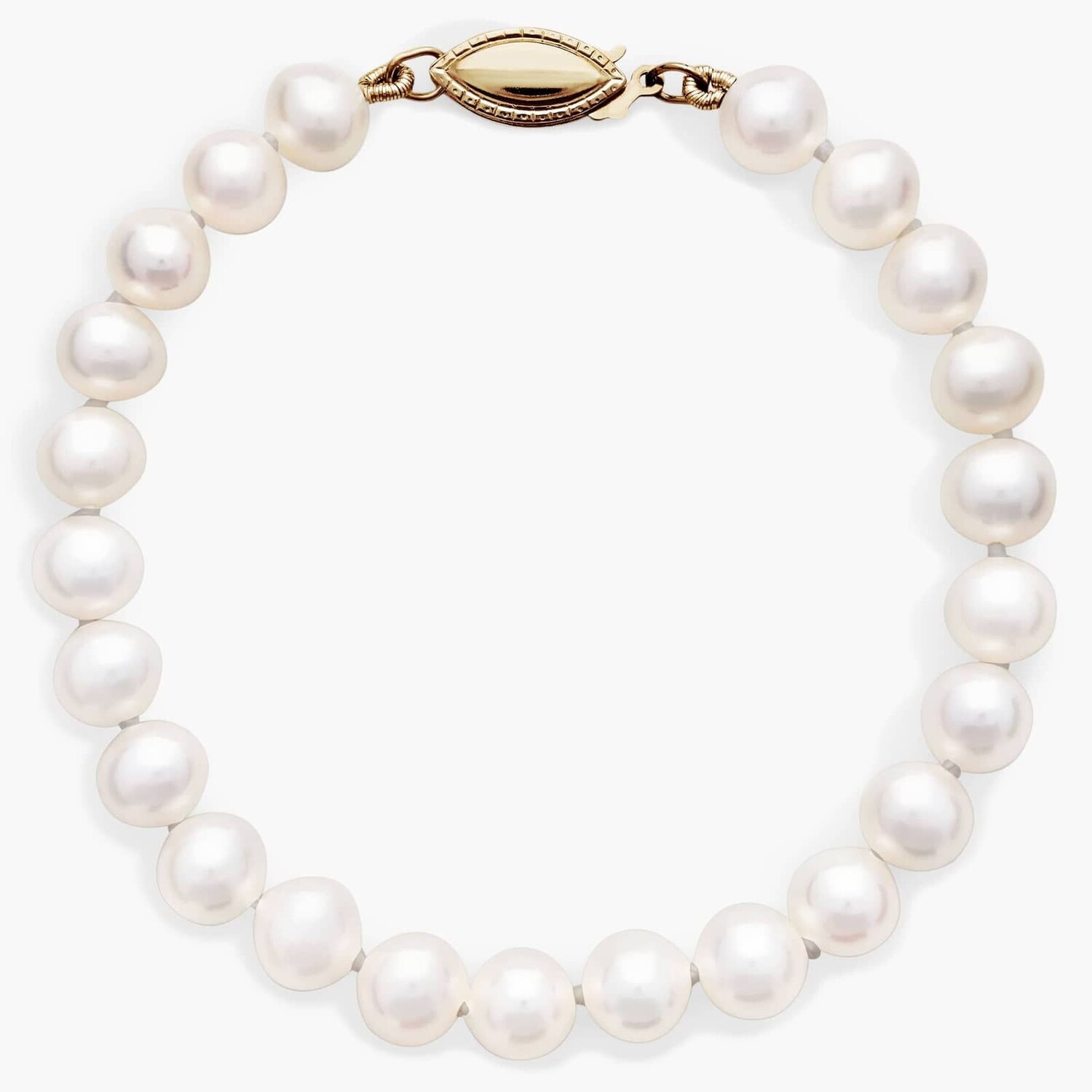 Браслет из пресноводного культивированного жемчуга 7,5 дюйма из желтого золота 14 карат (6-6,5 мм) Blue Nile
Браслет из пресноводного культивированного жемчуга 7,5 дюйма из желтого золота 14 карат (6-6,5 мм) Blue Nile