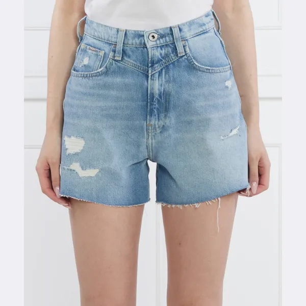 Rachel Шорты классического кроя джинсовая ткань Pepe Jeans London, синий
Rachel Шорты классического кроя джинсовая ткань Pepe Jeans London, синий