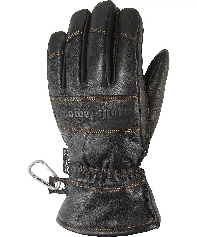 Wells Lamont Мужские зимние перчатки HydraHyde из натуральной кожи, черный 
Wells Lamont Мужские зимние перчатки HydraHyde из натуральной кожи, черный