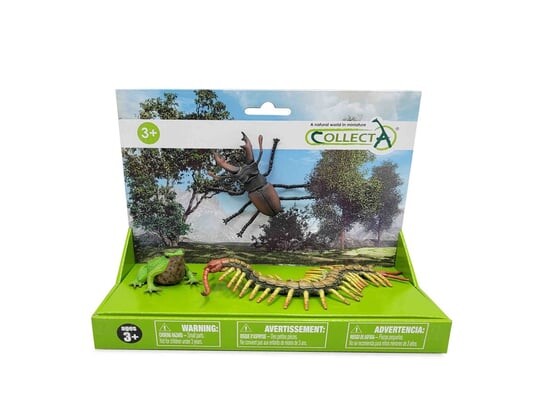 Collecta, Коллекционные фигурки, набор из 3 рептилий/насекомых в упаковке
Collecta, Коллекционные фигурки, набор из 3 рептилий/насекомых в упаковке