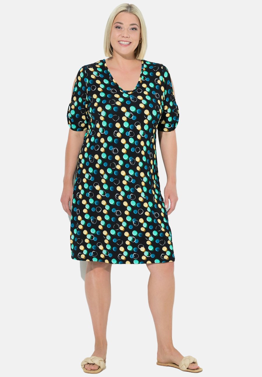 Платье Ulla Popken BUBBLE PRINT SHORT SLEEVE , Black
Платье Ulla Popken BUBBLE PRINT SHORT SLEEVE , Black