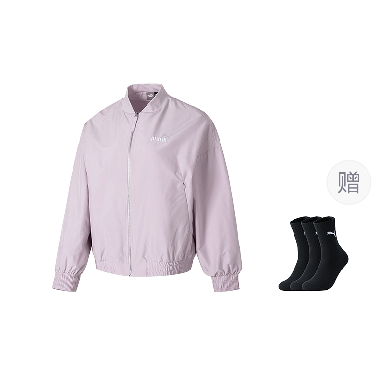 Puma Женская бейсбольная куртка фиолетового цвета
Puma Женская бейсбольная куртка фиолетового цвета