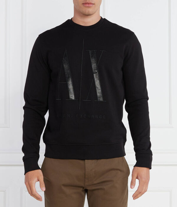 Свитшот мужской Armani Exchange с большим логотипом бренда, черный
Свитшот мужской Armani Exchange с большим логотипом бренда, черный