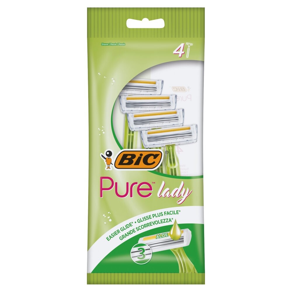 BiC Pure Lady Бритвы цельные, 4 шт
BiC Pure Lady Бритвы цельные, 4 шт